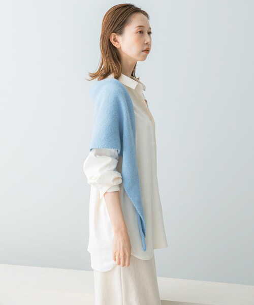 URBAN RESEARCH ROSSO（アーバンリサーチロッソ）の「ピーチタッチデザインシャツ（シャツ/ブラウス・レディース・WHITE/CH/LACQUER・FREE）」の4枚目の写真