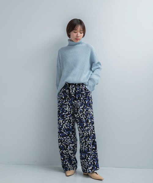 URBAN RESEARCH ROSSO（アーバンリサーチロッソ）の「ドットプリントイージーパンツ（その他パンツ・レディース・BLUE・Free）」の5枚目の写真