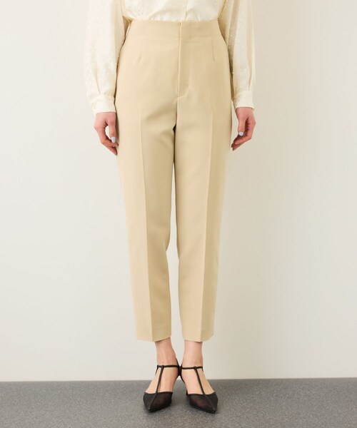 ROPE'（ロペ）の「ダブルクロスストレッチペンシルパンツ/接触冷感・イージーケア・セットアップ対応（その他パンツ・レディース・ブラック/ベージュ・36/38）」の19枚目の写真
