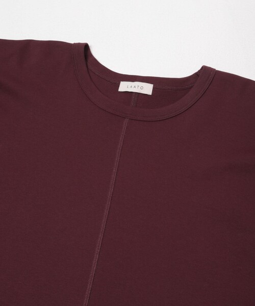 LAATO（ラート）の「puff shoulder big tee（Tシャツ/カットソー・レディース・インク/マロン/スカイ・Free）」の21枚目の写真