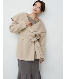 LAGUNAMOON | ケープカラーフレアーリバーコート(その他アウター)