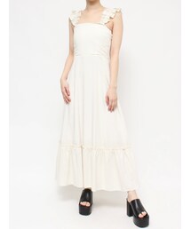 EVRIS | フリルショルダー3WAYロングワンピ－ス(ワンピース)