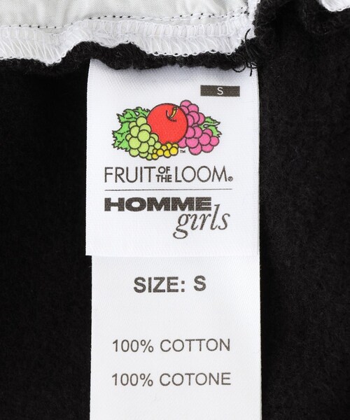 ADAM ET ROPE'(アダムエロペ)の「【HOMME girls×FRUIT OF THE LOOM】Boxer Sweatpants(その他パンツ・レディース・ブラック・S)」の9枚目の写真