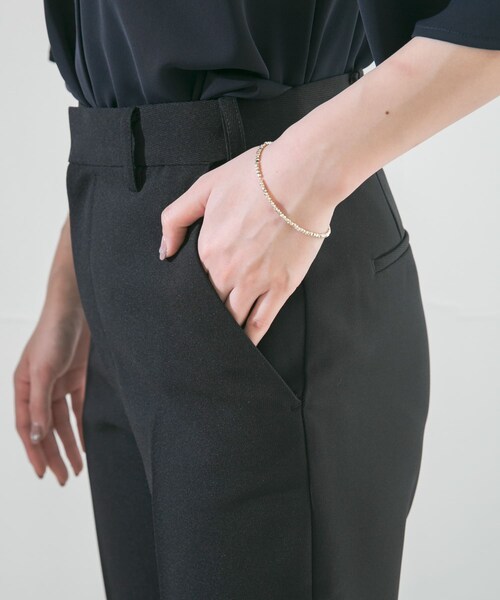 URBAN RESEARCH ROSSO（アーバンリサーチロッソ）の「ストレッチツイルスティックパンツ（その他パンツ・レディース・BLACK/WHITE・34/36/38）」の16枚目の写真