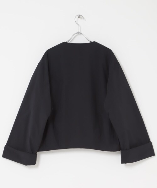 URBAN RESEARCH DOORS(アーバンリサーチドアーズ)の「DANTON COLLARLESS JACKET(その他アウター・レディース・DK.BLUE/IVORY/NAVY・36)」の20枚目の写真