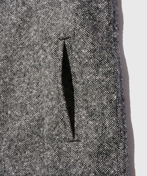 ADAM ET ROPE'(アダムエロペ)の「TWEED HOMESPAN RACING BLOUSON(ブルゾン・メンズ・ブラック・L/M/S)」の16枚目の写真