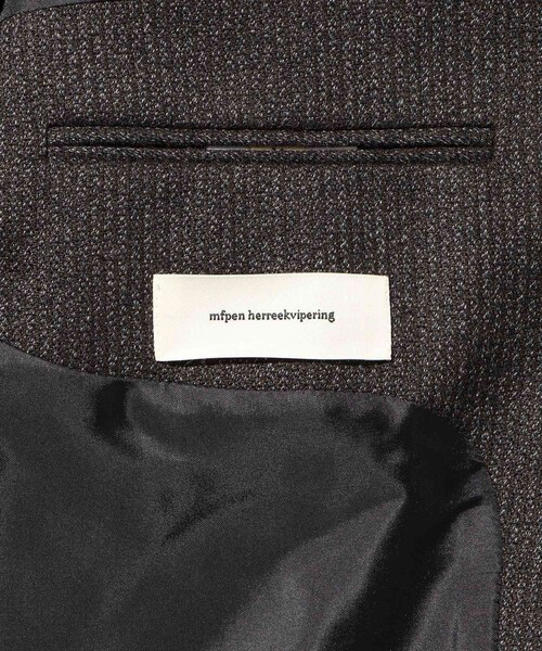 ADAM ET ROPE'（アダムエロペ）の「【mfpen/エムエフペン】Estate Jacket（テーラードジャケット・メンズ・ダークブラウン・L/M）」の10枚目の写真