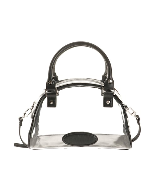 EMODA（エモダ）の「エンボスロゴボストンバッグ（ボストンバッグ・レディース・ブラック/ブラウン/ライトミックス/クリア・F）」の3枚目の写真