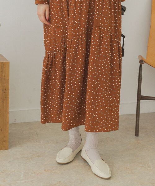 RODE SKO（ロデスコ）の「『MADE IN JAPAN』ELKE やわらかスリッポン（スリッポン・レディース・MILK TEA/PISTACHIO/IVORY/BLACK/LIGHT GRAY/OFF WHITE/BROWN・36/37/38）」の15枚目の写真