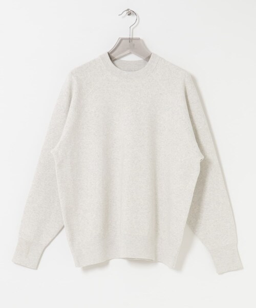 URBAN RESEARCH（アーバンリサーチ）の「綿カシミヤスウェットニット（ニット/セーター・メンズ・GRAY/KHAKI/OATMEAL/NAVY・M/L）」の13枚目の写真