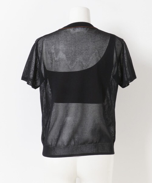 URBAN RESEARCH(アーバンリサーチ)の「NICENICE MOMENT SHEER T-SHIRTS COMBO(ニット/セーター・レディース・BLACK/BABY PINK・1/3)」の8枚目の写真