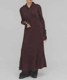 KBF | ピーチスキンプリーツワンピース(ワンピース)