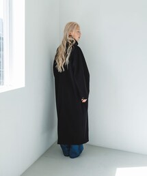 KBF | ステンカラーコクーンロングコート(ステンカラーコート)