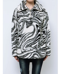 EMODA | ハーフジップボアプルオーバー(Tシャツ/カットソー)