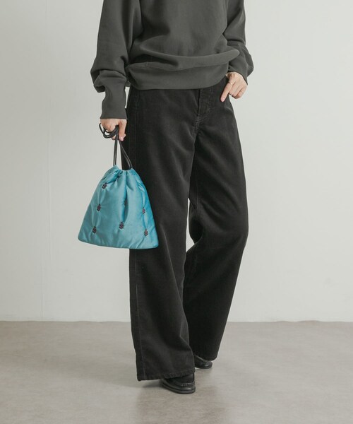 URBAN RESEARCH DOORS（アーバンリサーチドアーズ）の「『別注』Lee×DOORS　コーデュロイパンツ（その他パンツ・レディース・アイボリー/チャコール/パープル・S/M）」の22枚目の写真