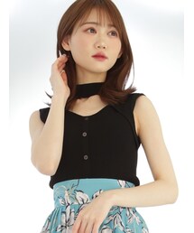 MERCURYDUO | 2WAYカットアウトデザインコンパクトニット(ニット/セーター)