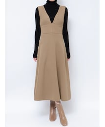 LAGUNAMOON | フォルムラインニットジャンパースカート(ジャンパースカート)