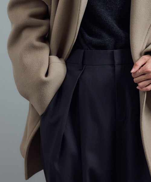 ADAM ET ROPE'(アダムエロペ)の「<追加>【WEB限定】MANTECOウールPコート(ピーコート・レディース・ブラウン/ベージュ系/ネイビー/オフホワイト・M/S)」の21枚目の写真