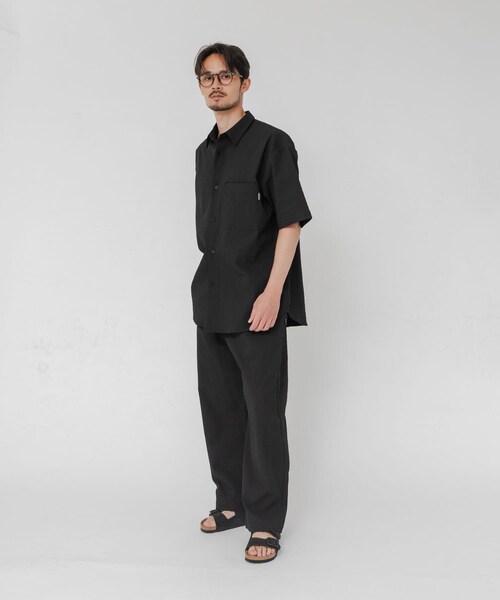 URBAN RESEARCH（アーバンリサーチ）の「『吸水速乾/UVカット』『別注』THOUSAND MILE×URBAN RESEARCH　WASHER CODE SHIRTS（シャツ/ブラウス・メンズ・BLACK/CHARCOAL/NAVY ST・S/M/L）」の14枚目の写真