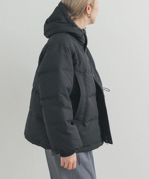URBAN RESEARCH DOORS（アーバンリサーチドアーズ）の「DANTON　DOWN HOODED JACKET（その他アウター・レディース・BLACK/LT.BEIGE/IVORY/DK.BROWN・XS/S）」の17枚目の写真