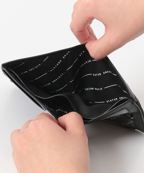 URBAN RESEARCH Sonny Label（アーバンリサーチサニーレーベル）の「STATUS ANXIETY　IN ANOTHER LIFE（財布・レディース・BLACK/LIGHT GREY/DUSTY PINK・one）」の9枚目の写真