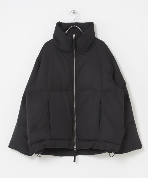 URBAN RESEARCH Sonny Label（アーバンリサーチサニーレーベル）の「ダブルジップスタンドダウンジャケット（その他アウター・レディース・ブラック/ライトグレー/チャコール・Free）」の12枚目の写真