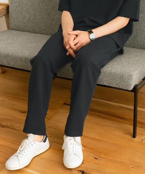 ITEMS URBANRESEARCH(アイテムズ アーバンリサーチ)の「『セットアップ対応』 ダブルフェイス ツイルイージーパンツ(その他パンツ・メンズ・NVY/BEG/BLK・M/L)」の21枚目の写真