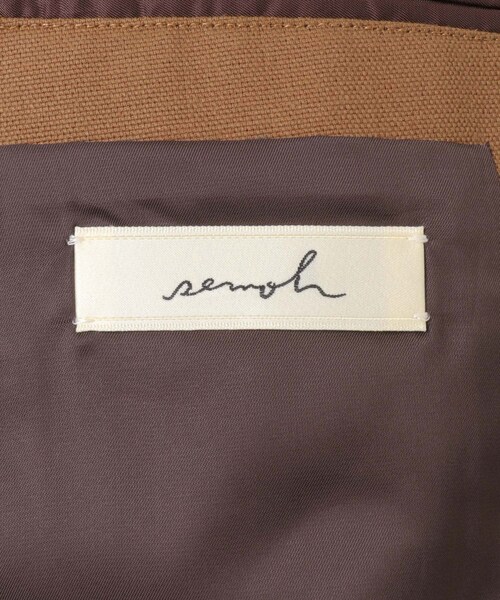 URBAN RESEARCH（アーバンリサーチ）の「semoh　OX Cotton Tailored Jacket（テーラードジャケット・メンズ・BROWN・2）」の9枚目の写真