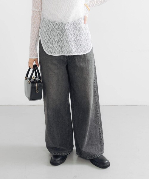URBAN RESEARCH（アーバンリサーチ）の「『別注』Lee101×URBAN RESEARCH　 BAGGYPANTS（デニムパンツ・レディース・淡BLACK/BLACK・XS/S/M/L）」の20枚目の写真