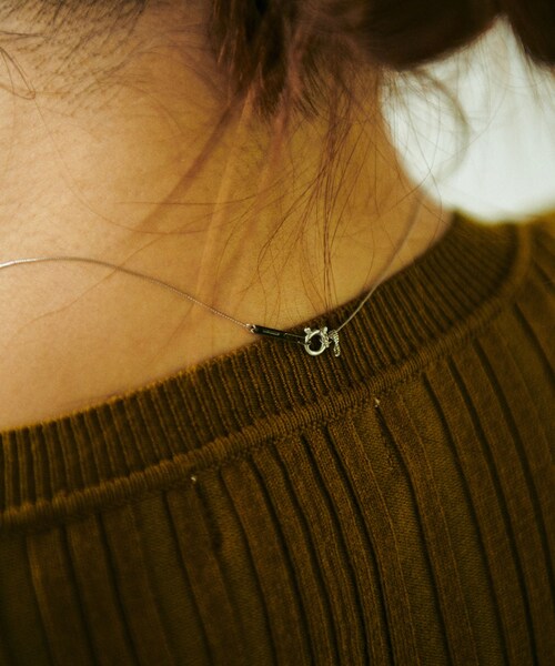 ROPE'(ロペ)の「【Mimi】R(ロペ アール)PT ベネチアン45チェーンショートネックレス(ネックレス・レディース・シルバー系・F)」の7枚目の写真