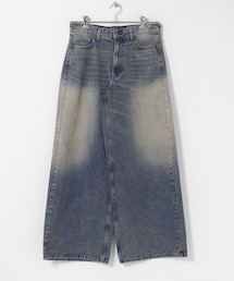SENSE OF PLACE by URBAN RESEARCH | ヴィンテージライクデニムワイドパンツ(デニムパンツ)