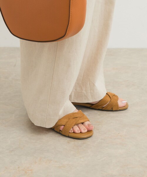 URBAN RESEARCH DOORS（アーバンリサーチドアーズ）の「『一部WEB限定カラー』セパレートフラットサンダル（サンダル・レディース・L.BEIGE/BLACK/CAMEL/BLUE・36/37/38）」の17枚目の写真