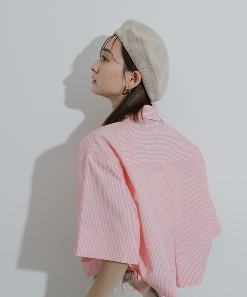 SENSE OF PLACE by URBAN RESEARCH（センスオブプレイスバイアーバンリサーチ）の「サーモベレー（ハンチング/ベレー帽・レディース・IVORY/BLACK・one）」の7枚目の写真