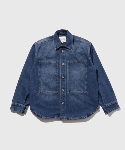 ADAM ET ROPE'（アダムエロペ）の「【STUDIO NICHOLSON/スタジオニコルソン】SAXON REGEB DENIM SHBL（デニムジャケット・メンズ・ブルー系・M/S）」の3枚目の写真