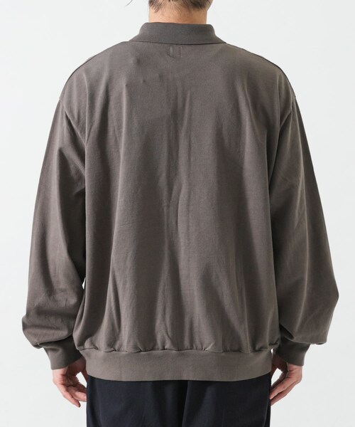 URBAN RESEARCH（アーバンリサーチ）の「blurhmsROOTSTOCK　CLASSIC COLLARED CARDIGAN（カーディガン/ボレロ・メンズ・BLACK/DarkGrey・3/4）」の8枚目の写真