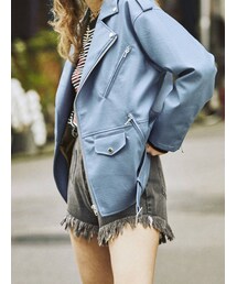 jouetie | オーバーライダースジャケット(ライダースジャケット)