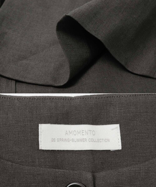 URBAN RESEARCH(アーバンリサーチ)の「AMOMENTO LINEN CURVED VEST(ベスト・レディース・KH BROWN/KHAKI・0)」の9枚目の写真
