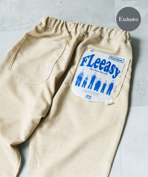 URBAN RESEARCH DOORS(アーバンリサーチドアーズ)の「『別注』Lee×DOORS FLEEASY NARROW(その他パンツ・メンズ・エクリュ/スミクロ/ブラウン/ブルー・Free)」の5枚目の写真