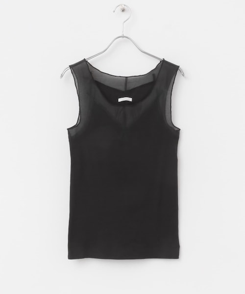 ITEMS URBANRESEARCH（アイテムズ アーバンリサーチ）の「フハクキリカエタンクトップ（タンクトップ・レディース・WHT/BLK/L.BEG・FREE）」の2枚目の写真