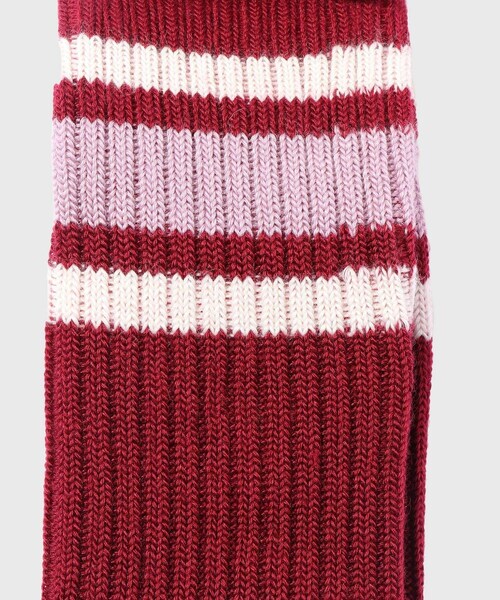 ADAM ET ROPE'(アダムエロペ)の「【CONLEAD/コンリード】College wool Short(ソックス/靴下・メンズ・ブラック・M)」の4枚目の写真