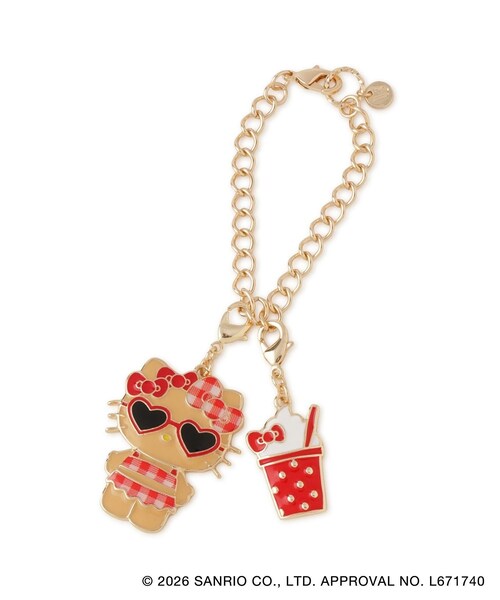 VIS(ビス)の「【HELLO KITTY×VIS】日焼けデザイン ハローキティアソートエポチャーム(チャーム・レディース・ベージュ/ベージュ系・F)」の12枚目の写真