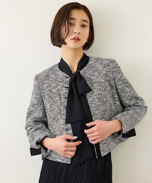 ROPE' | ツイードノーカラージャケット(ノーカラージャケット)