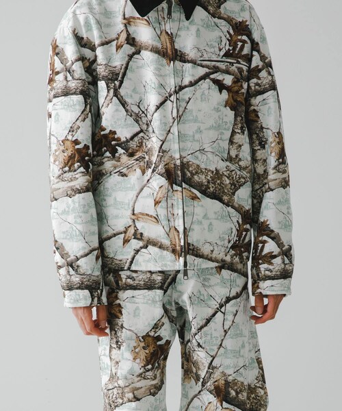 URBAN RESEARCH（アーバンリサーチ）の「HELLA GREEN　Cheese Camo Jacket（ブルゾン・メンズ・WHITE/BLACK・L/XL）」の5枚目の写真