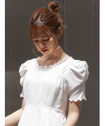 dazzlin | ボートメローバックリボン半袖TOPS(Tシャツ/カットソー)