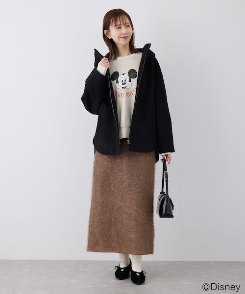 ROPE' PICNIC（ロペピクニック）の「MICKEY MOUSE/プリントスウェット（スウェット・レディース・キナリ/グリーン・38）」の14枚目の写真