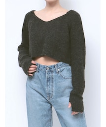 Ungrid | オフショルショートニット(ニット/セーター)