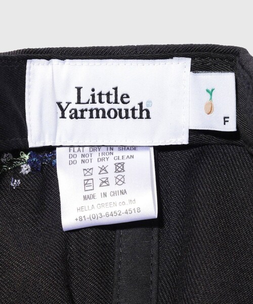 ADAM ET ROPE'(アダムエロペ)の「【Little Yarmouth/リトルヤーマス】AOI Embroidery Cap(キャップ・メンズ・ブラック・F)」の9枚目の写真