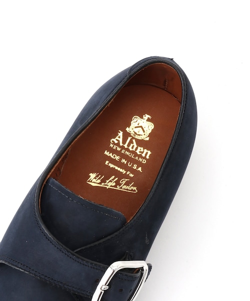 ADAM ET ROPE'（アダムエロペ）の「【ALDEN for WILD LIFE TAILOR】MONK STRAP（ドレスシューズ・メンズ・ネイビー・25.0/25.5/26.0/26.5/27.0）」の12枚目の写真
