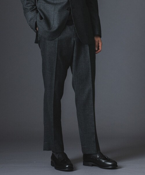 URBAN RESEARCH DOORS(アーバンリサーチドアーズ)の「LIFE STYLE TAILOR フラノパンツ(スラックス・メンズ・GRAY-CH/NAVY・44/46/48/50)」の4枚目の写真