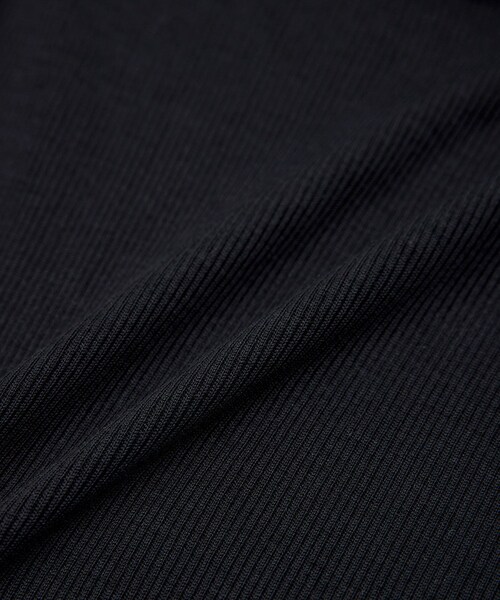 ROPE'（ロペ）の「コットンシルク丸胴テレコカップ付きキャミソール（キャミソール・レディース・ブラック/オフホワイト/ワイン・F）」の17枚目の写真